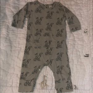 Kate Quinn Organics Squirrel One piece 6-12M